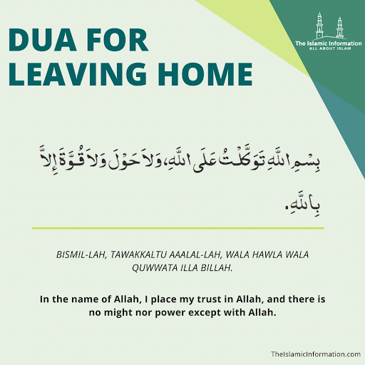 Dua Before Leaving House in English Urdu