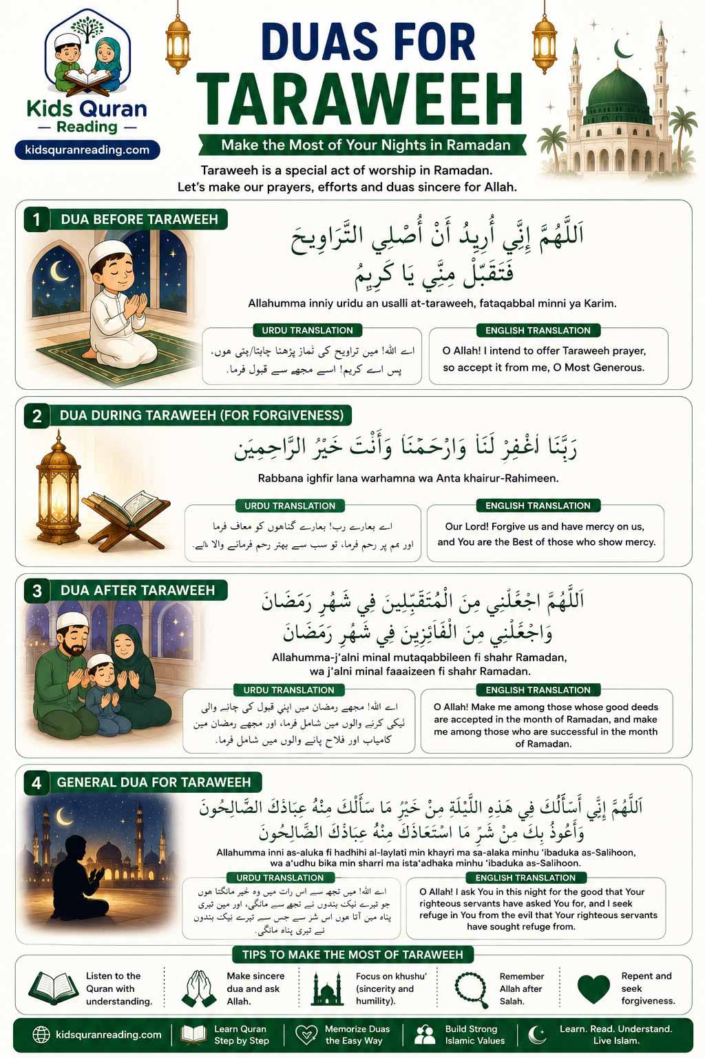 Taraweeh Ki Dua